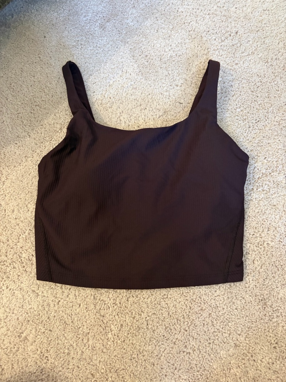 Chocolate brown Old navy active power soft sports bra size medium